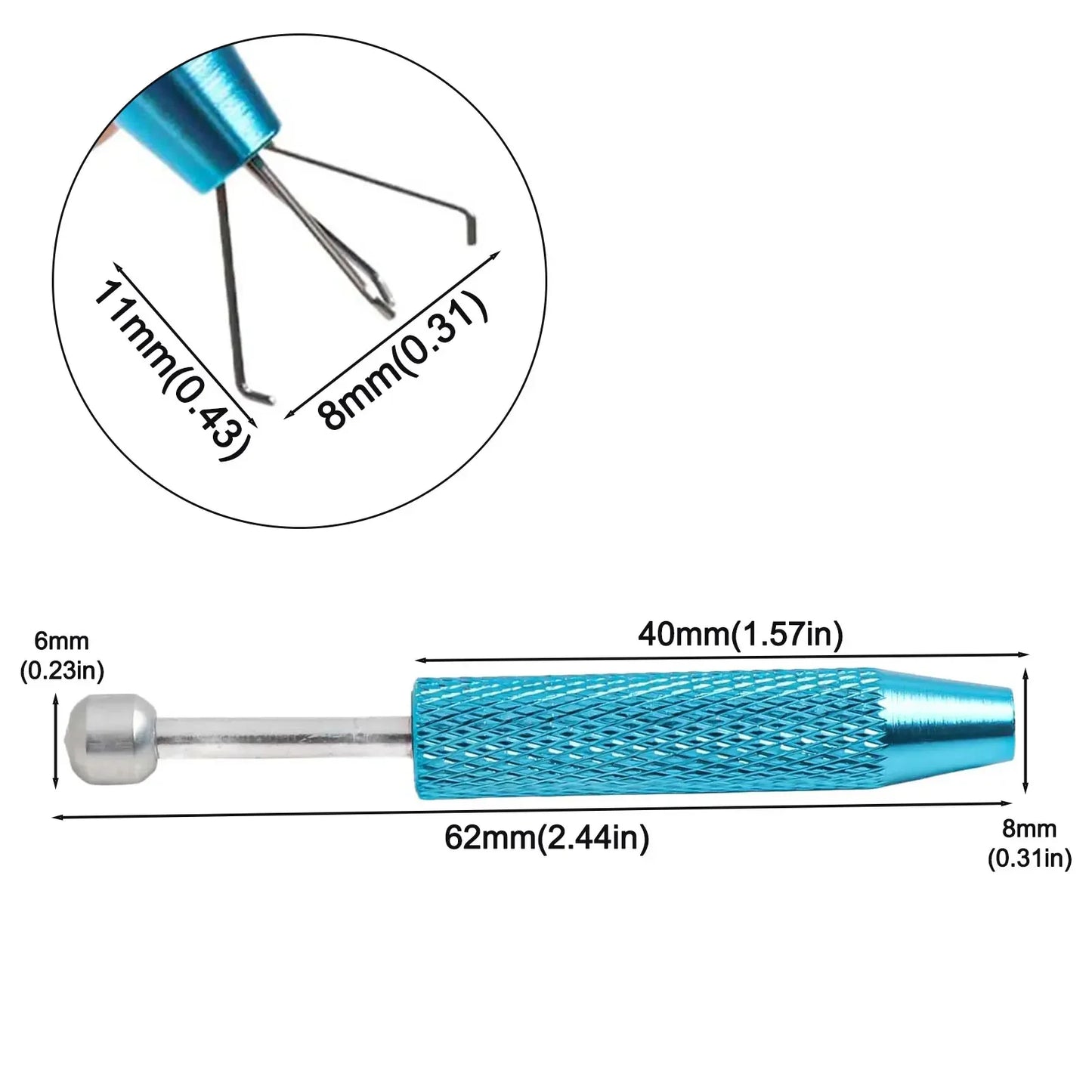 4-Claw Jewelry Grabber & Component Pick-Up Tool | 62mm