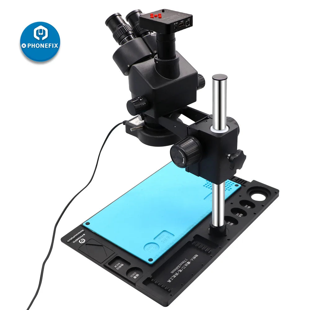 3.5X-90X Microscope, Mobile Phone Maintenance Microscope, Industrial Inspection Stereo Microscope Peaceful Pleasures Health and Wellness