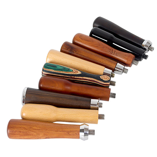 M10 Coffee Portafilter Handle Solid Wooden Handle For Filter Holder Revolving Handle Espresso Coffee Cafe Machine Accessories Peaceful Pleasures Health and Wellness
