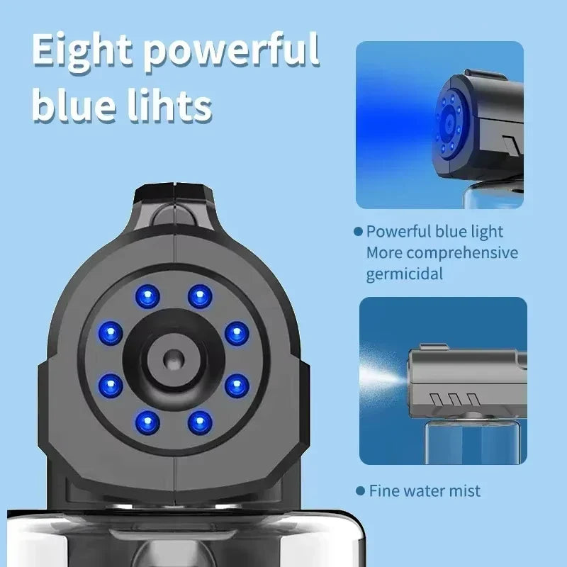 XMSJ 280ml Wireless Electric Nano Mist Spray Bottle USB Rechargeable