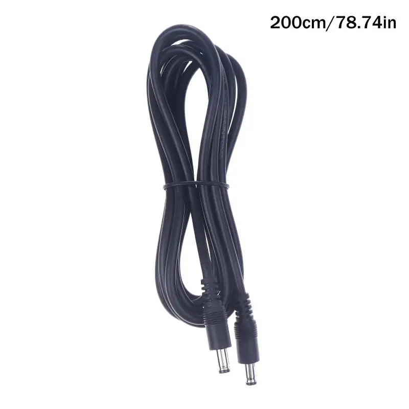 Male Plug To Male Power Supply Adapter Wire For LED Light Speaker J60A DC5521 To DC5521 Cable Cord 18AWG DC5.5mm X 2.1mm Peaceful Pleasures Health and Wellness A4