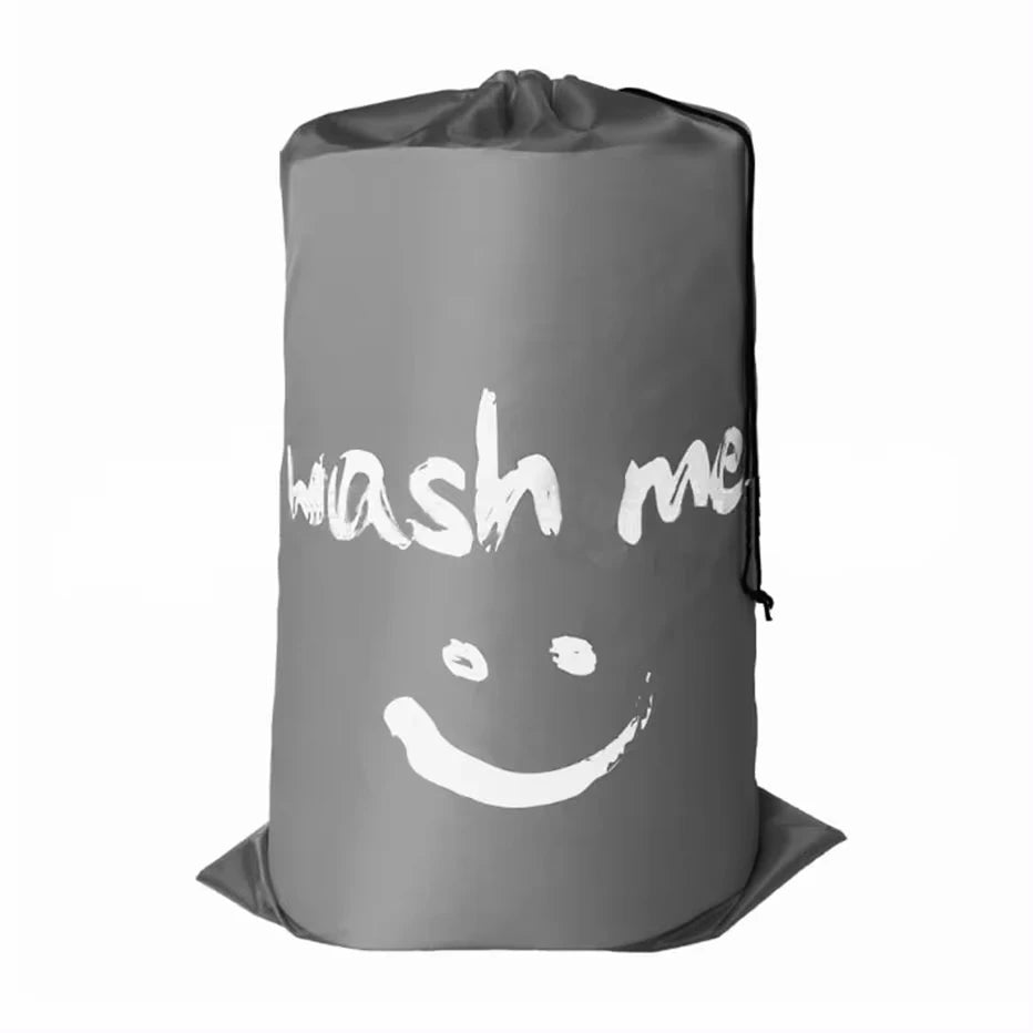 Large Nylon Drawstring Laundry Bag 24x36" – Machine Washable