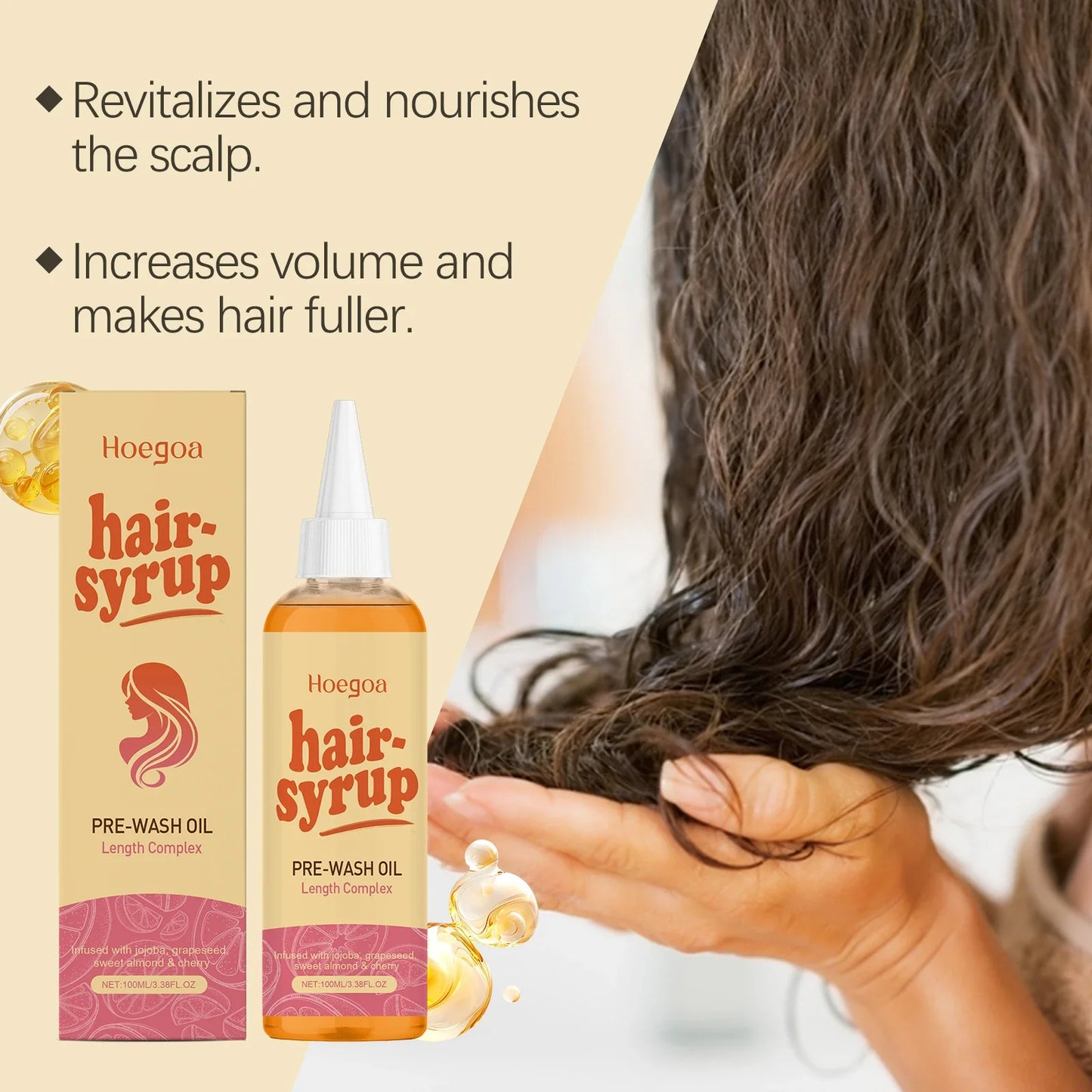 HOEGOA Jojoba Hair Oil – Nourish, Anti-Frizz & Shine 100ml