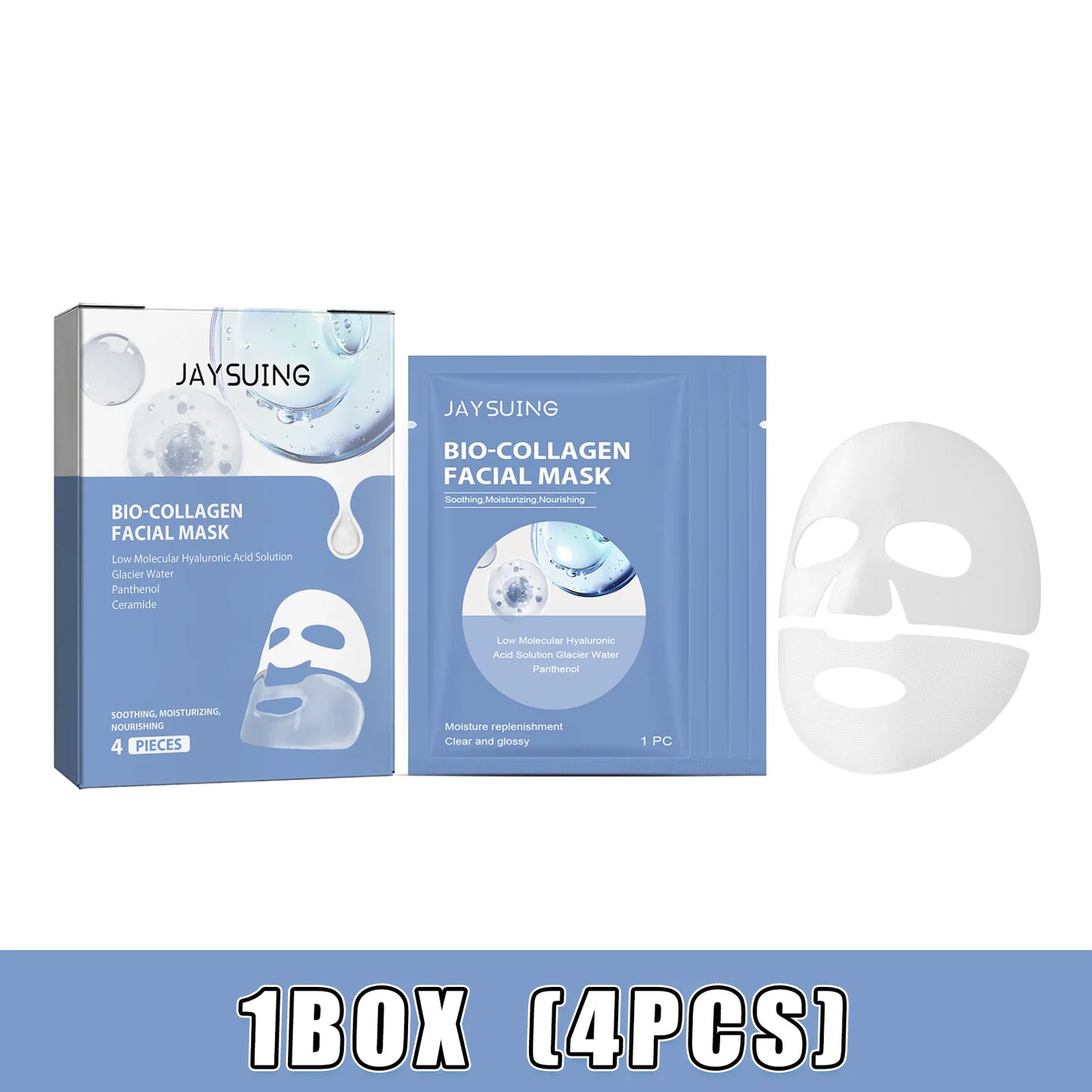 Jaysuing Collagen & Niacinamide Sheet Mask | Hydrate & Brighten