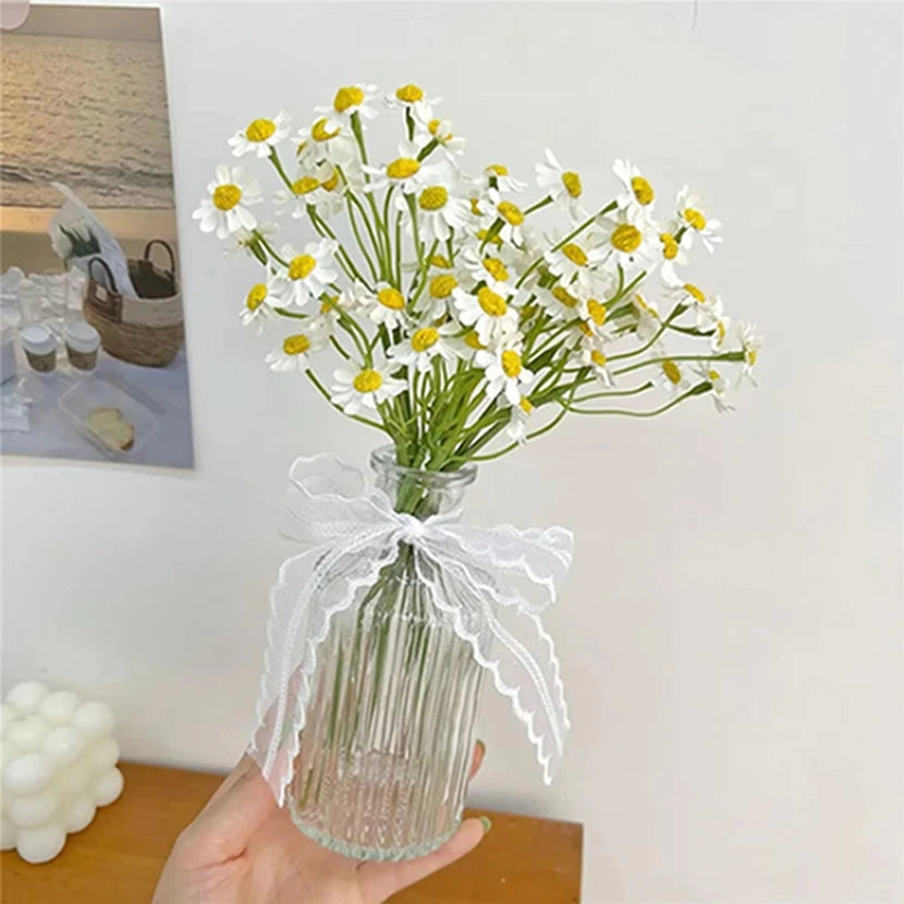 Silk Artificial Hydrangea Rose Bud Bouquet | Wedding Home Decor