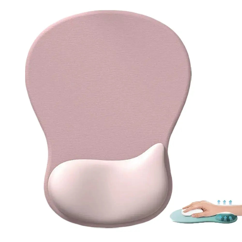 Ergonomic Wrist Rest Mouse Pad Comfortable Wrist Rest Support Mouse Pad Pain Relief Non Slip Gaming Mouse Pad for Computer Peaceful Pleasures Health and Wellness D
