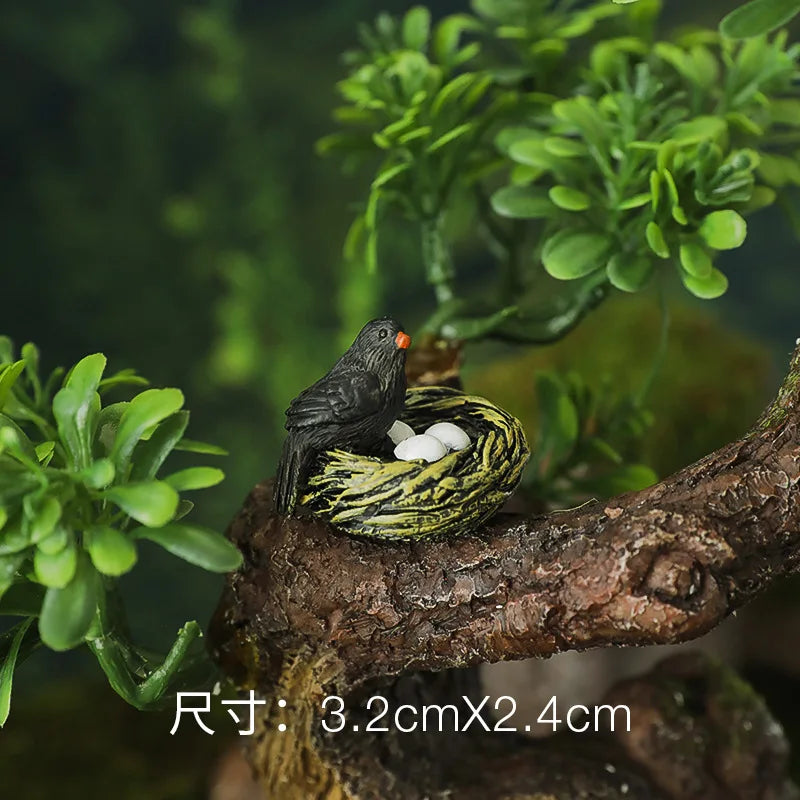 Simulation Wild Birds Animal Toys Cute Mini Parrot Model Figures Miniature Landscape Ornament Household Decoration Gifts лягушки Peaceful Pleasures Health and Wellness 08