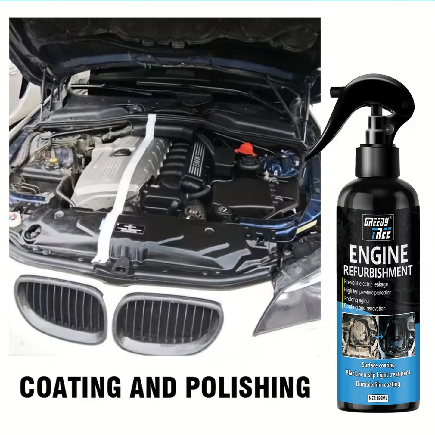 Engine Bay Cleaner & Degreaser – Deep Clean & Shine | 150ml