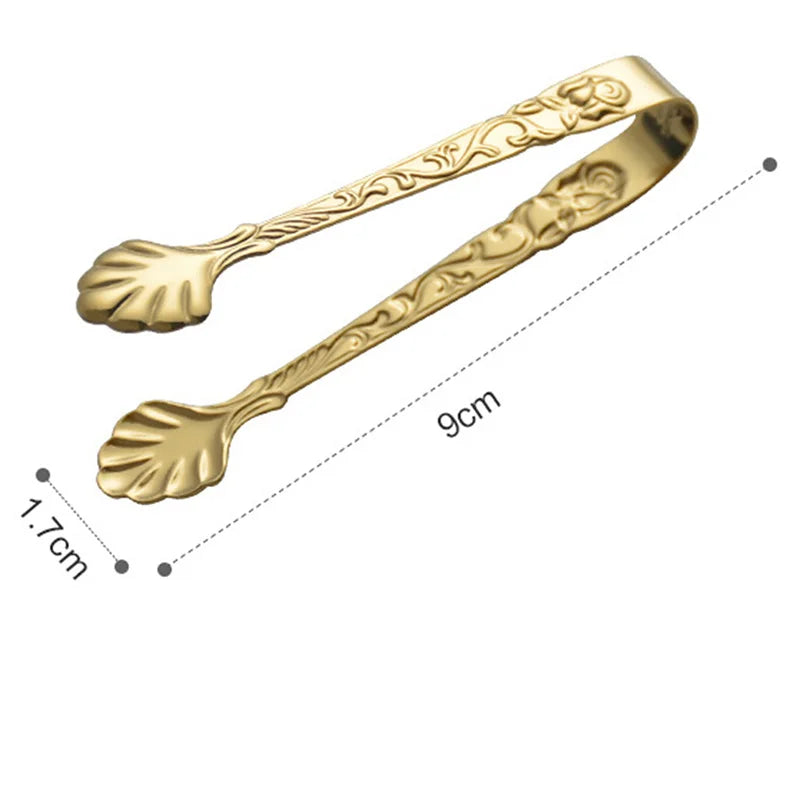 Stainless Steel Buffet Tongs – Ice, Candy & Food Serving Set