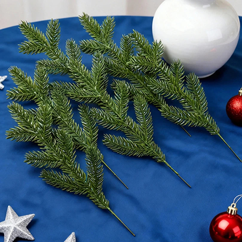 Artificial Pine Christmas Tree Branches 10/20pcs – Home Decor