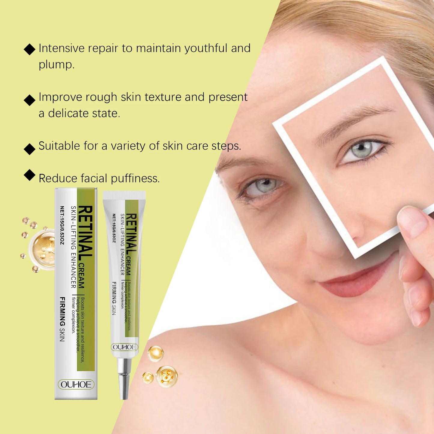 Retinol Face Cream – Anti-Aging, Firming & Wrinkle Smoother