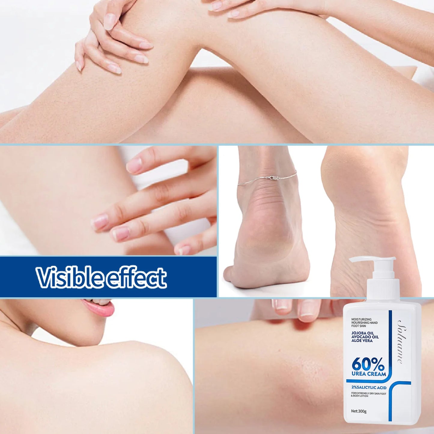 Urea Hydrating Foot and Body Cream Set for Cracked Skin Peaceful Pleasures Health and Wellness
