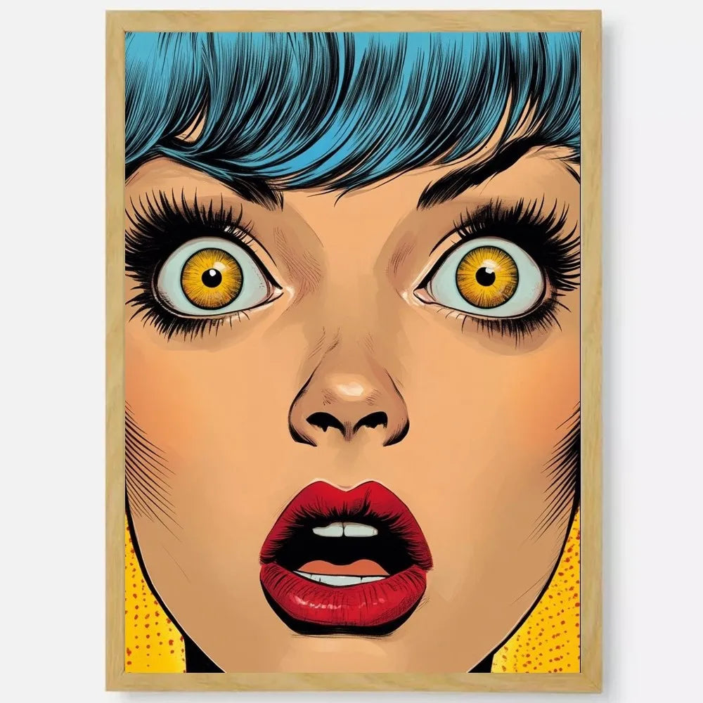 Abstract Pop Roy Lichtenstein Poster HD art sticky wall waterproof home living room bedroom bar aesthetic decoration Peaceful Pleasures Health and Wellness z5 15X20cmNoframe