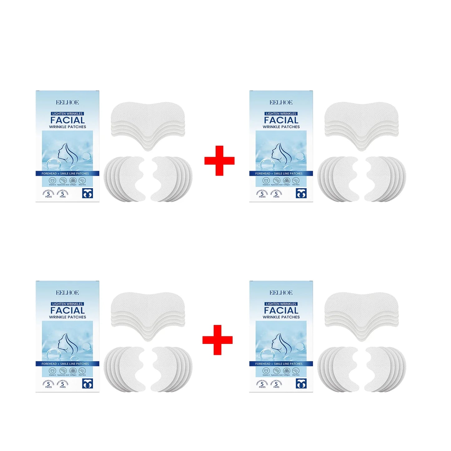 Eelhoe Wrinkle Patches – Forehead & Smile Line Firming Mask