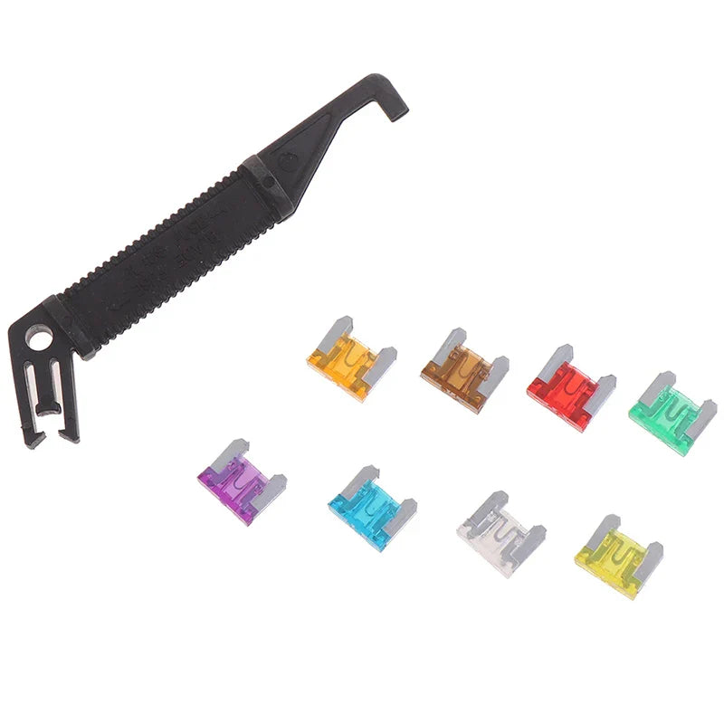 100-Piece Mini Blade Fuse Kit – Low Profile Car Fuses 3A–30A