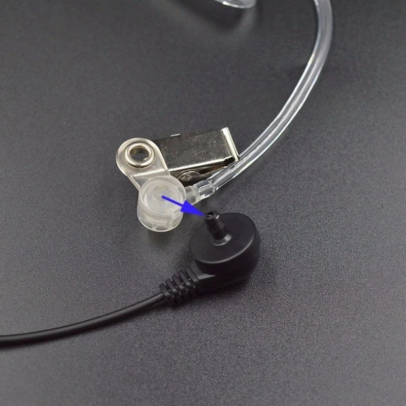 Air Tube Headset Accessories – Detachable Parts for Phone & Walkie-Talkie