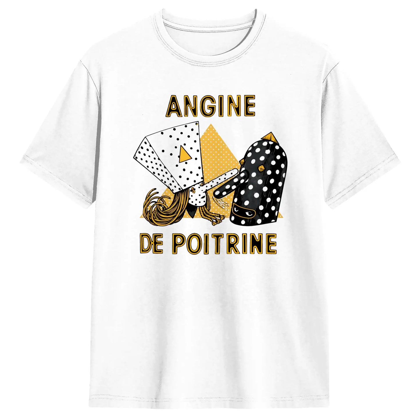 Men's T-Shirt Angine De Poitrine Band Fashion Cotton Tees Short Sleeve T Shirts O Neck Clothing Printed Peaceful Pleasures Health and Wellness 6 4XL