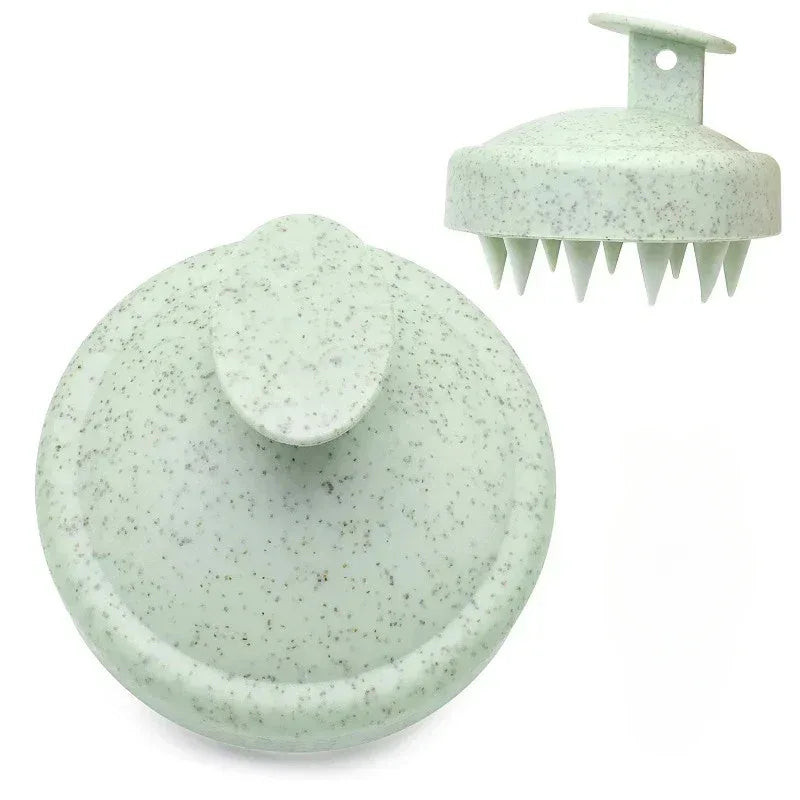 Silicone Scalp Massage Shampoo Brush – Hair & Body Scrubber