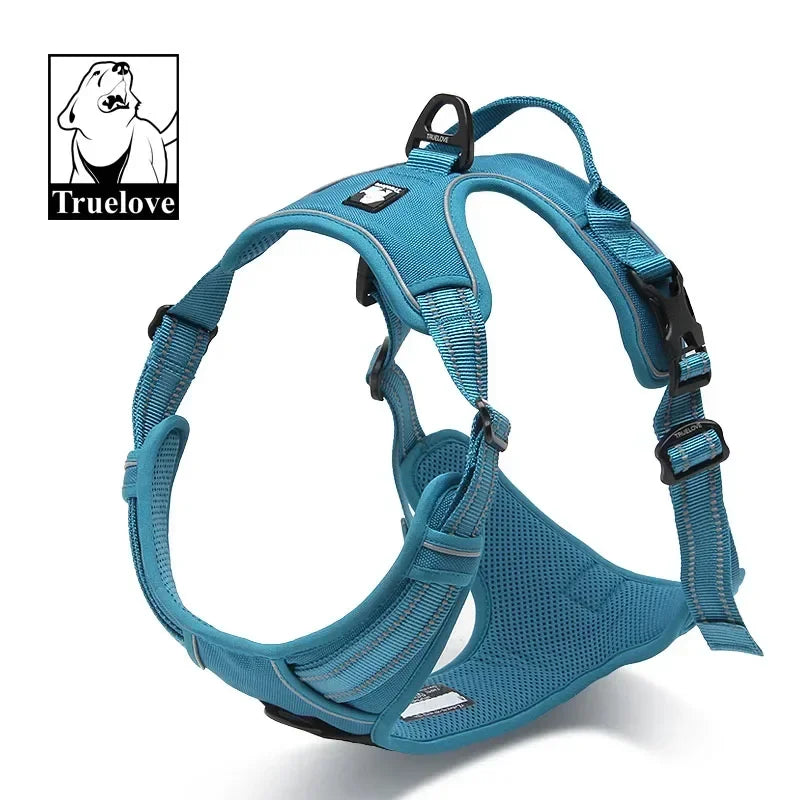 Truelove No-Pull Reflective Dog Harness – Padded Vest TLH5651 Peaceful Pleasures Health and Wellness blue XS China Mainland
