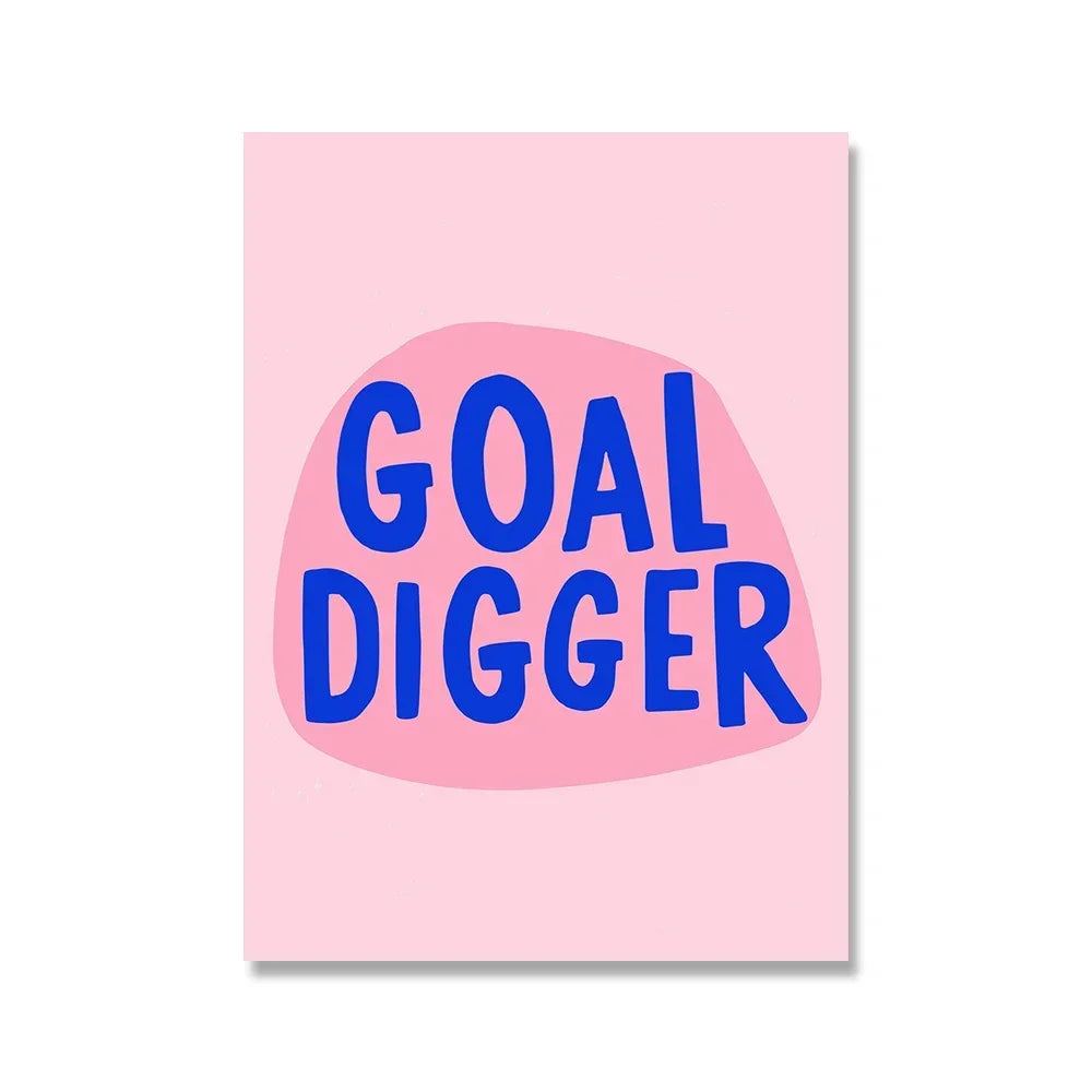 Matisse-Inspired Abstract Girl Canvas Wall Art Print | Unframed