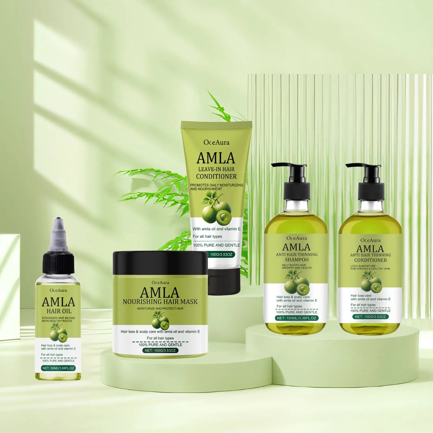 Original Amla Oil Hair Growth Moisturizing Smoothing Repair Damaged Dry Frizzy Ends Split Scalp Treatment Hair Mask Conditioner Peaceful Pleasures Health and Wellness