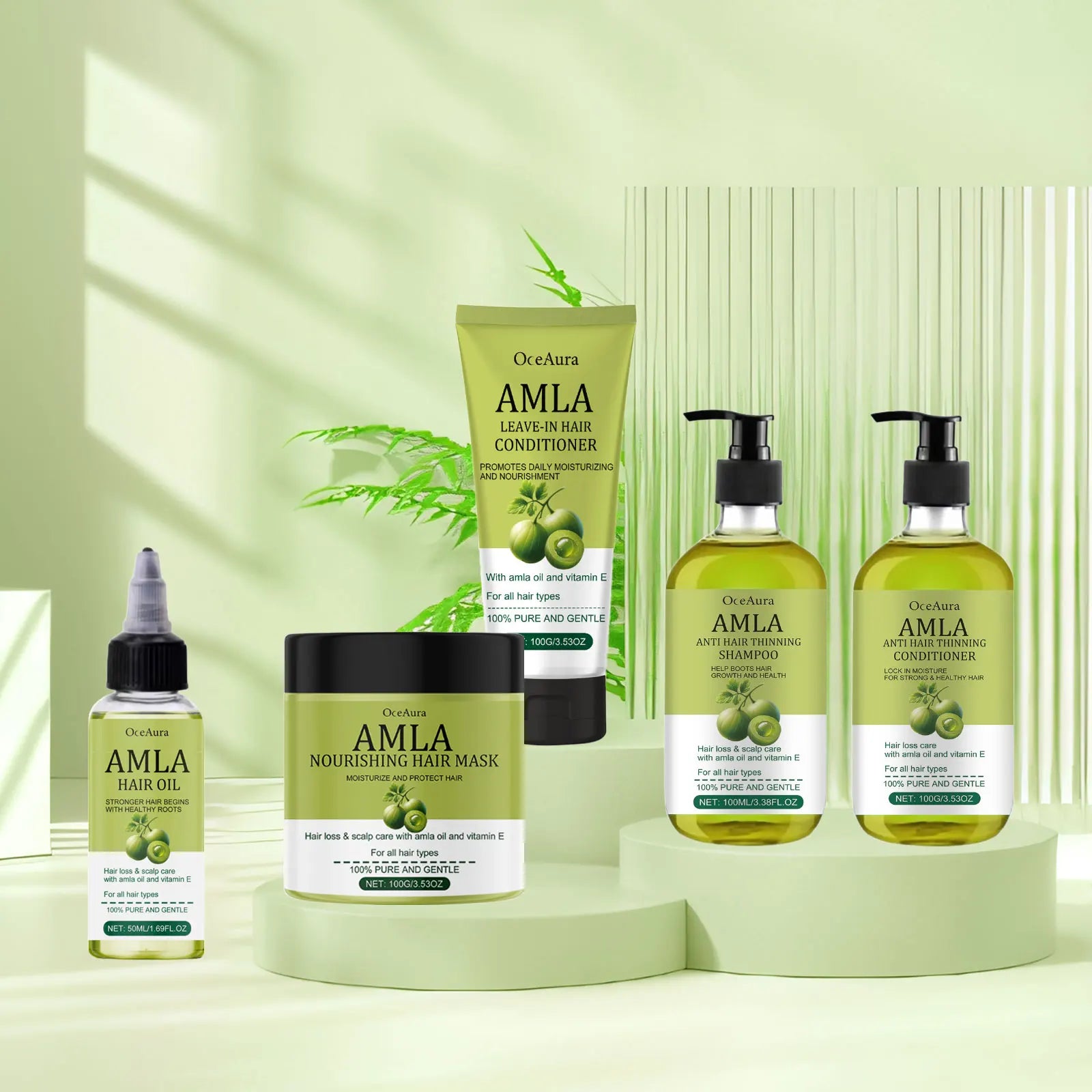 Original Amla Oil Hair Growth Moisturizing Smoothing Repair Damaged Dry Frizzy Ends Split Scalp Treatment Hair Mask Conditioner Peaceful Pleasures Health and Wellness