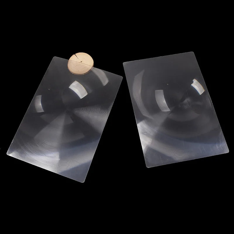 Square Fresnel Optical Lens 260Mmx180Mm A4 Ultra-Thin Full Page Reading Phone Magnifying Glass Lens Peaceful Pleasures Health and Wellness