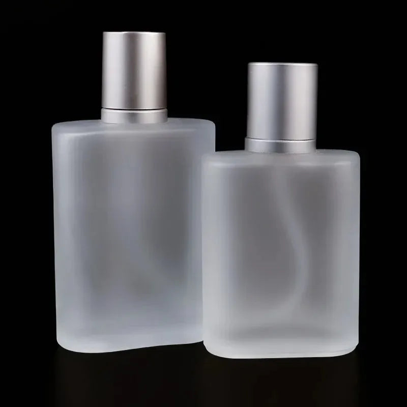 2026 Flash Sale 30/50ml Screw Top Sandblasted Glass Perfume Bottle Liquid Spray Bottle Empty Makeup Fine Mist Bottles Peaceful Pleasures Health and Wellness
