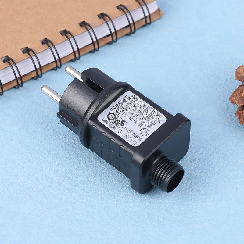 3.6W 31V LED String Light Power Adapter – IP44 Waterproof Timer