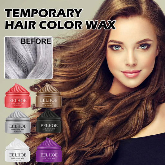 Natural Hair Color Wax Effectively Shaping Hairstyle Easy Coloring Add Personality Color Improve Hair Texture Temporary Hair Wax Peaceful Pleasures Health and Wellness