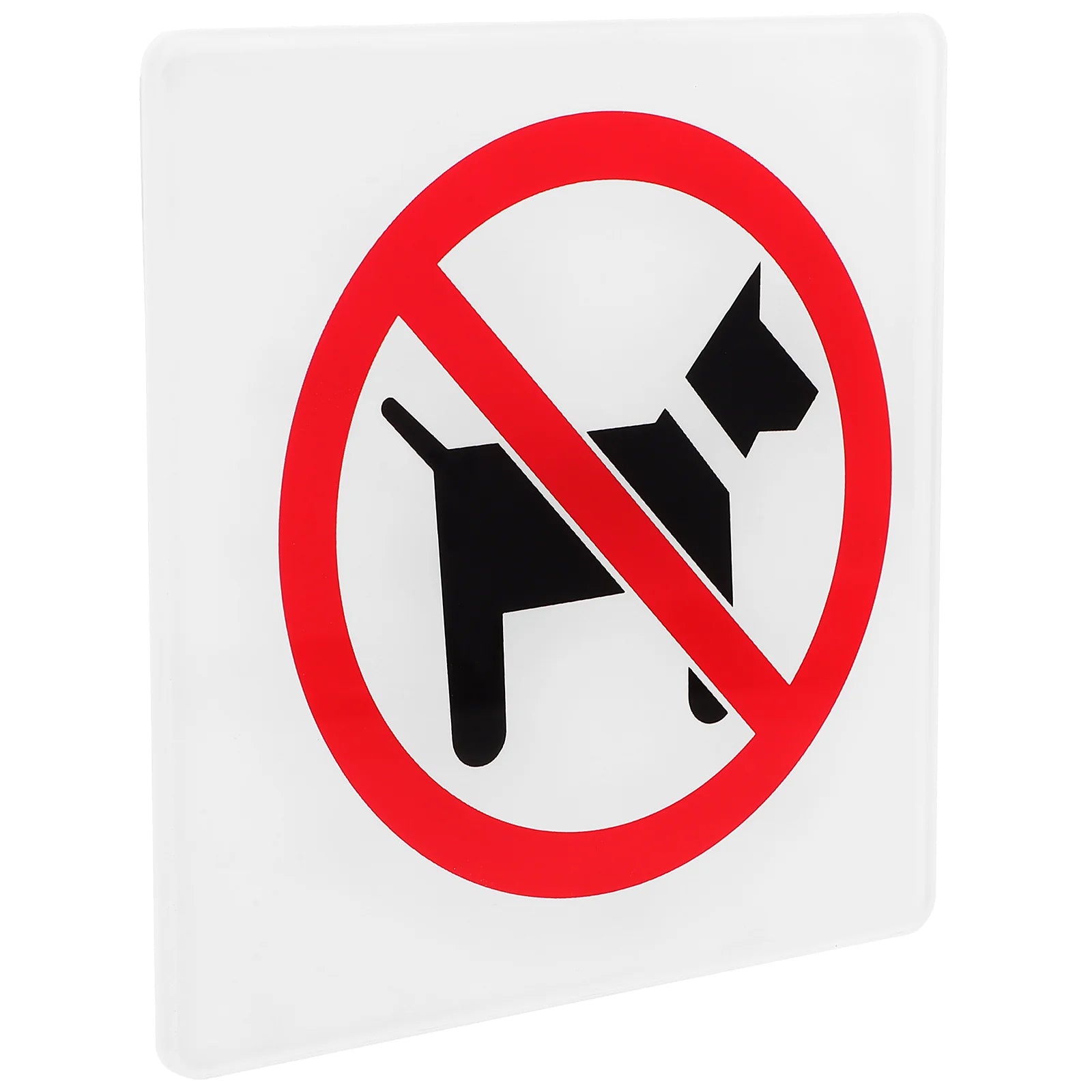 No Pet Allowed Sign Inside Sign Door Marker Store Entrance Business Supermarket Restaurant Office Notice Sign Peaceful Pleasures Health and Wellness Multi 10.00X10.00X0.30CM