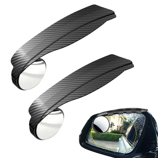 2-in-1 Blind Spot & Rain Eyebrow Wide Angle Car Mirror Blind Spot Mirror Peaceful Pleasures Health and Wellness