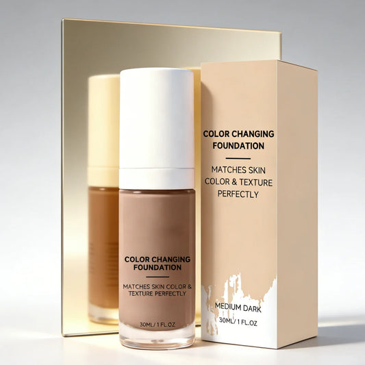 Color Changing Liquid Foundation – Waterproof, Skin Tone Match Liquid Foundation Oasis Select