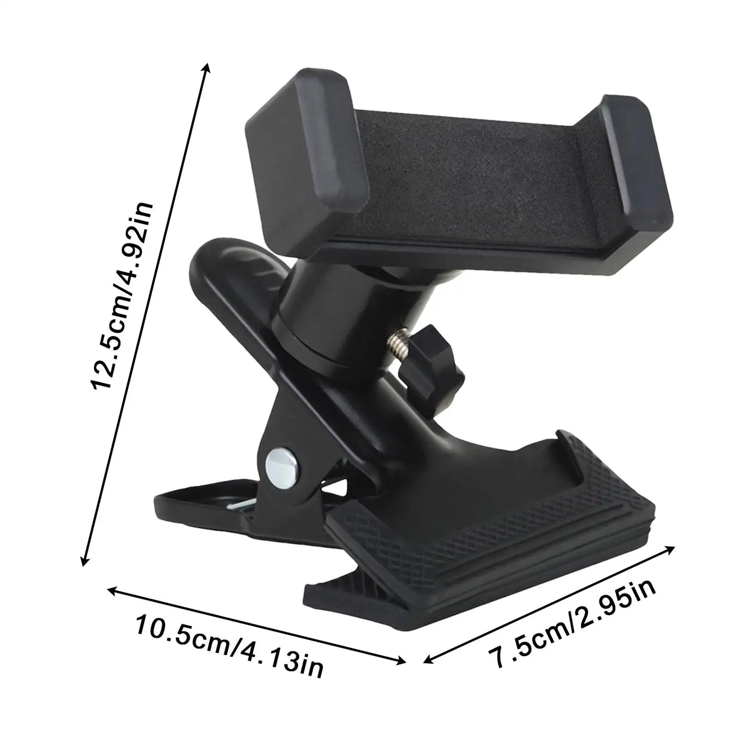 Rotatable Guitar Phone Holder Bass Mobile Stand Portable Cellphone Holder Practice for Video Tutorials Live Streaming Recording Peaceful Pleasures Health and Wellness