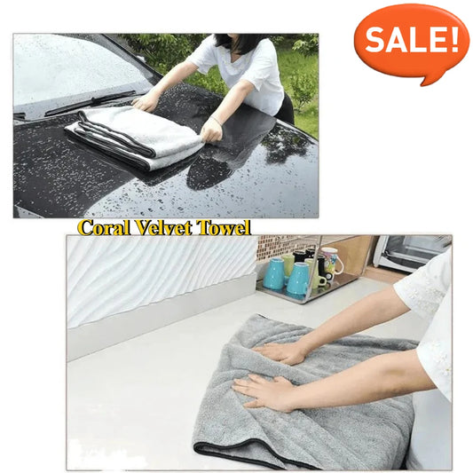 Large Microfiber Towels – Absorbent Cloths for Car & Home Microfiber Cleaning Towel Peaceful Pleasures Health and Wellness