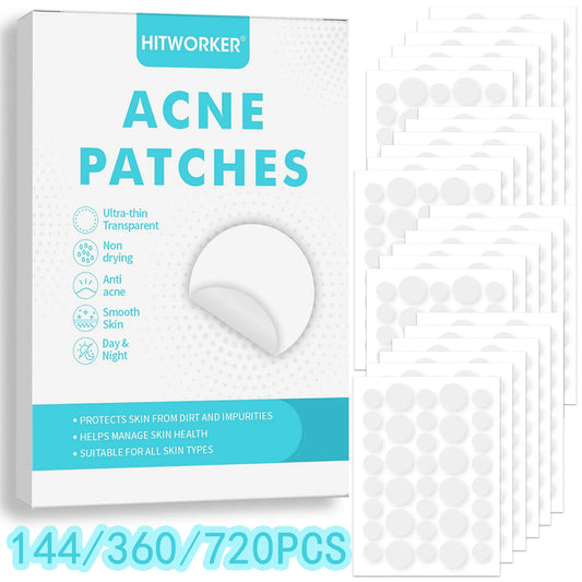 Invisible Waterproof Hydrocolloid Acne Patches – All Skin Types Acne Patch Peaceful Pleasures Health and Wellness