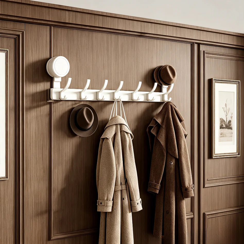 Aluminum Suction Cup Wall Hooks – 8-Pack Punch-Free Hangers