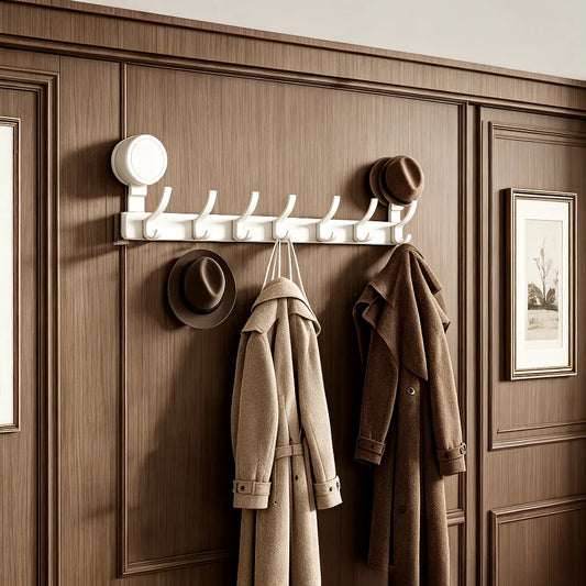 Aluminum Suction Cup Wall Hooks – 8-Pack Punch-Free Hangers Suction Cup Hooks Peaceful Pleasures Health and Wellness