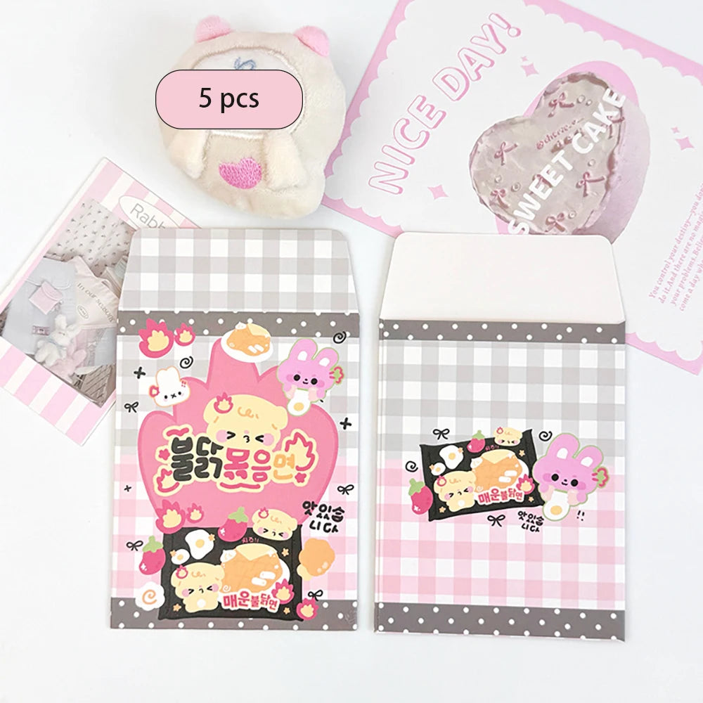 5 Small Card Sleeve Envelope Bag High-value Kraft Paper Ins Packaging