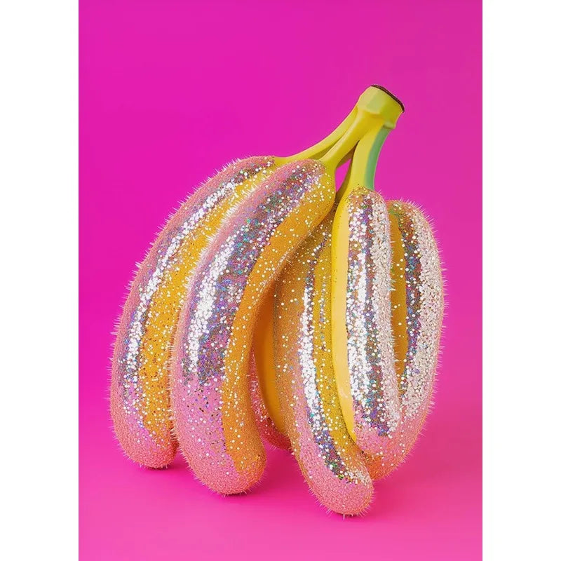 Sparkling Pink Dessert Glittercore Canvas Wall Art | Kitchen Print