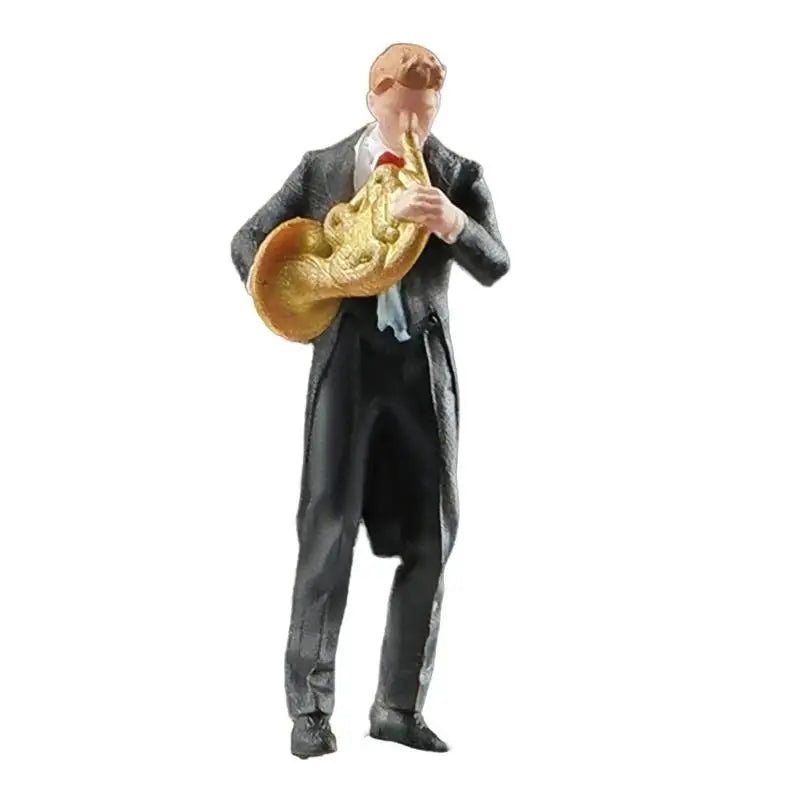 1/64 Scale Miniature Violinist Resin Figurines – Set of 6