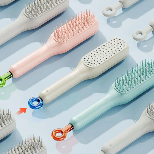 Magic Retractable Self-Cleaning Scalp Massage Comb Peaceful Pleasures Health and Wellness
