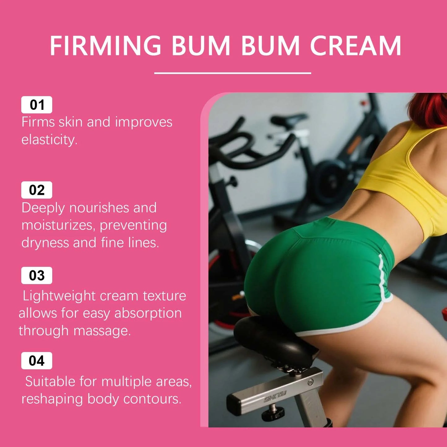 Buttock Enlargement Cream Improve Sagging Lifting Shaping Plumping Tightening Smoothing Moisturizing Sexy Body Hip Enhance Cream Peaceful Pleasures Health and Wellness