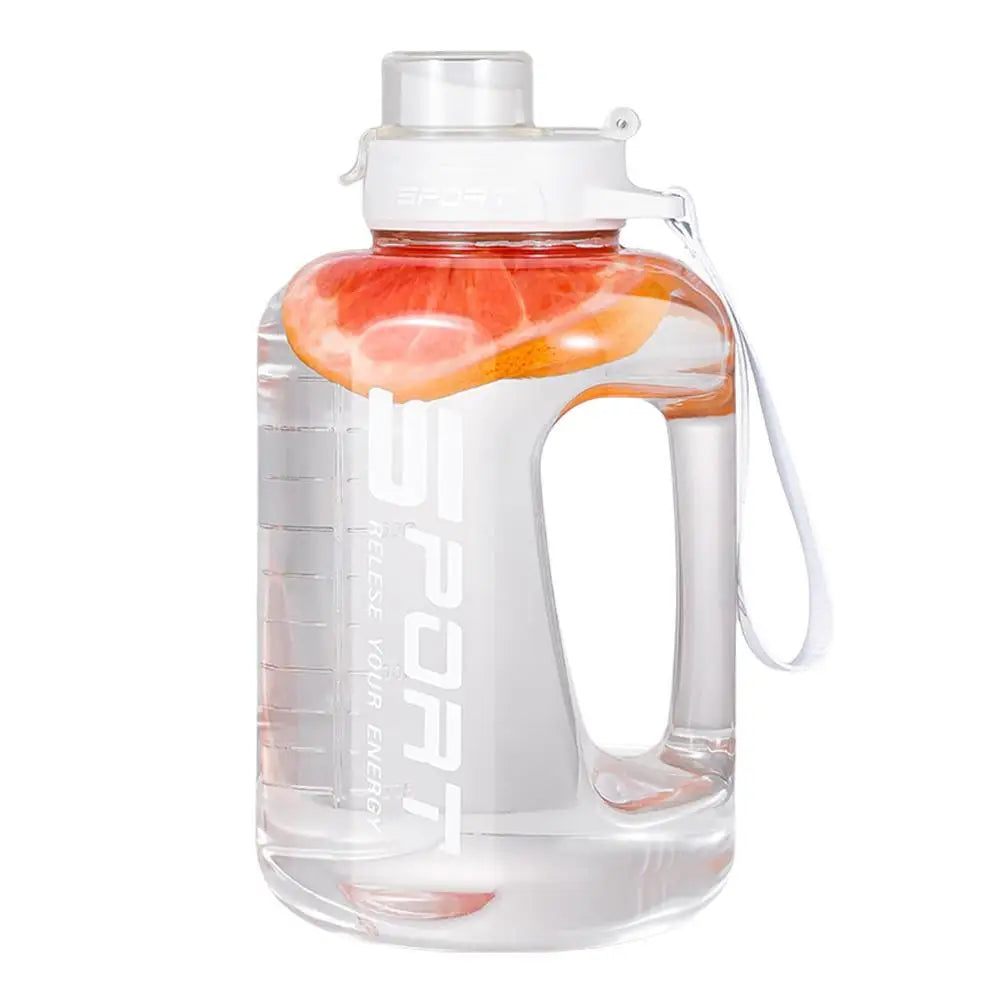 2.5L Large Capacity Water Bottle,Leakproof,Heat-Resistant Perfect for Gym, Hiking, Camping,Travel for Men & Women Fitness Bottle Peaceful Pleasures Health and Wellness B