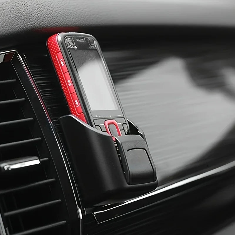 Multifunctional Car Key Storage Box Reusable Back Adhesive Dashboard