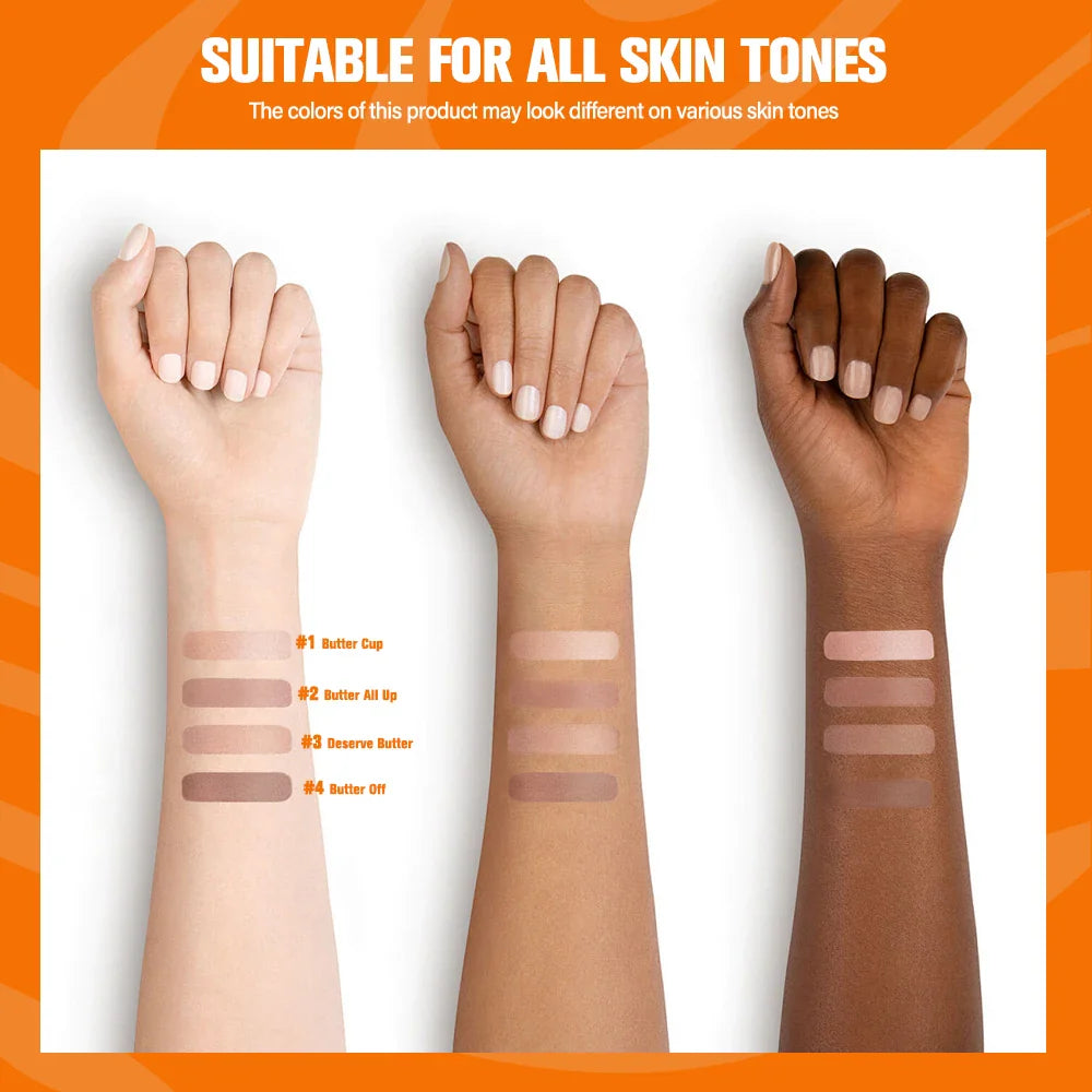 ibcccndc Butter Bronzer & Highlighter Palette | Matte Shimmer