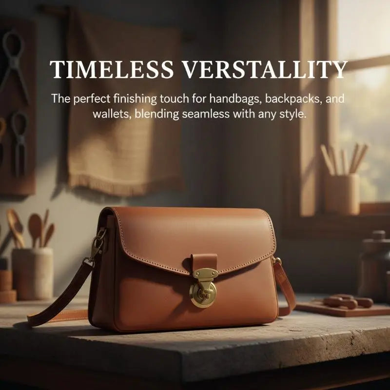 Leather Sew-On Snap Closure Bag Buckle | DIY Handbag Fastener