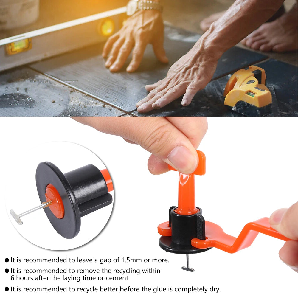 326-Pc Tile Leveling System – Wedges, Spacers & Wrench Kit Peaceful Pleasures Health and Wellness