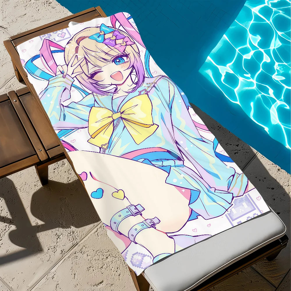 Quick-Dry Microfiber Beach Towel | Travel, Gym & Pool Quick-Dry Beach Towel Peaceful Pleasures Health and Wellness z1 STJ90x180CM