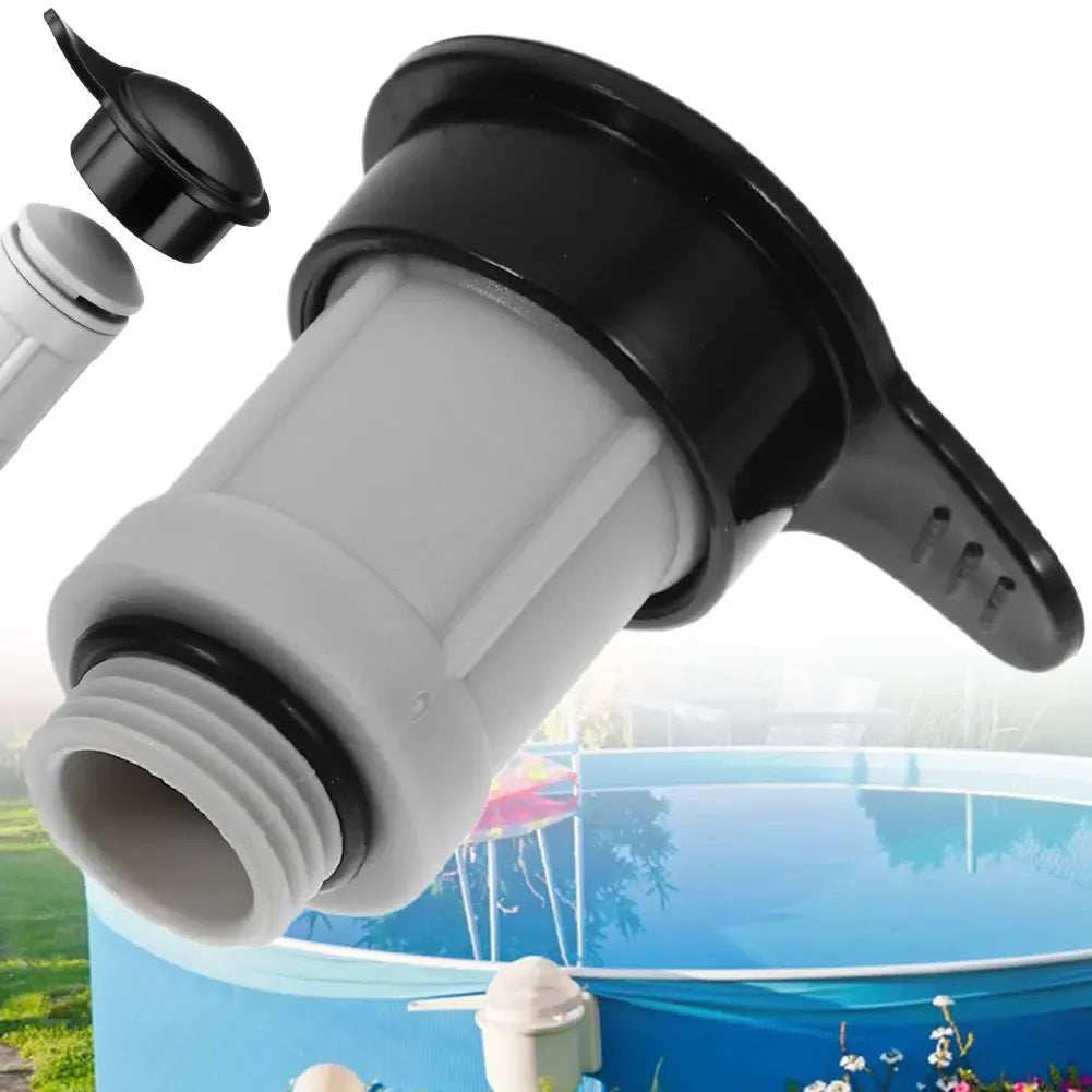 1-10X 12363 12373 Air Jet Valve & Air Jet Valve Cap Fit for Intex Above Ground Pool Inlet for 26165EH, 26167EHJAS Pool Accessory Peaceful Pleasures Health and Wellness